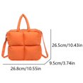 thumbnail image 2 of Bolso Cruzado para Axila Mano Acolchado Mujer Nailon Gran Capacidad Color Sólido El Compras, 2 of 9