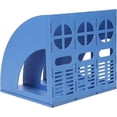 thumbnail image 5 of Desk File Organiser File Rack Holder Triplicate Sturdy Desktop Document Cabinet Rack Plastic Frames, 5 of 5