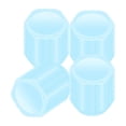 thumbnail image 3 of LOVIVER 4Pcs Universal Stem Caps, Luminous Tyre Accessories Valve Stem Caps for SUV Bike, 3 of 7