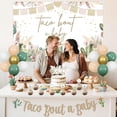 thumbnail image 4 of Taco Bout A Baby Decorations, Mexican Fiesta Baby Shower Balloon Backdrop Banner Cake Cupcake Toppers, Boho Fiesta Cactus Theme Gender Reveal Party Supplies, 4 of 6