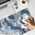 thumbnail image 4 of Blue Military Camouflage &nbsp;desk Mouse Padwaterproof,rubber+multispandexwashable the Camouflage SeriesmousepadsDesk Pad for Office Home Game 31.5x15.7inches, 4 of 7