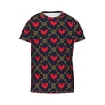 thumbnail image 4 of Wukai Red Rooster Youth Unisex Short Sleeve T-Shirt for Boys, Girls, Teens, and Kids-X-Small, 4 of 7