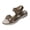 Coffee, variant on Adjustable Strap Platform Sport Sandals, Orthopedic Wide Sandals Strappy Arch Support Flat Wedge Sandals Women Open Toe Ankle Strap Comfortable Platform Slip-On Walking Shoes, Gray 9