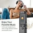 thumbnail image 3 of TFixol K96 Digital Voice Recorder with 8GB Memory, 0.96" Color TFT Screen, 1536kbps High Bitrate, Voice Activation, Password Protection, and 20-Hour Battery Life, 3 of 6