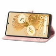 thumbnail image 2 of Dteck for Google Pixel 6 5G 2021 Wallet Case,Embossed Mandala Floral Leather Folio Flip Wristlet Shockproof Protective ID Credit Card Slots Holder Cover for Google Pixel 6 5G, Rosegold, 2 of 7