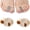 Beige,L*2, variant on Bunion Toe Separators for Overlapping Toes Women Men, Gel Toe Spacers with 2 Loops for feet, Toe Straightener(2 Large, 2 Small)