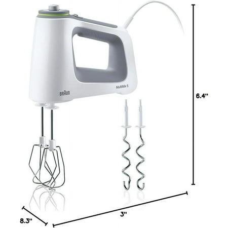 Braun - MultiMix Hand Mixer with SmartMix Technology and 9 Speeds - White