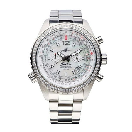 Abingdon 0610696150608 Aviatrix Collection Jackie - Dreamy White Stainless Steel Women Watch