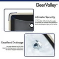thumbnail image 5 of DeerValley DV-1U0086 Ally Undermount Bathroom Sink 21'' x 15'' Rectangular Bathroom Undermount Sink Vitreous China Bathroom Sink with Overflow, Matte Black, 5 of 7