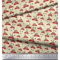 thumbnail image 3 of Soimoi Georgette Viscose Fabric Car & Owl Cartoon Decor Fabric Printed Yard 42 Inch Wide, 3 of 3