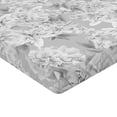 thumbnail image 4 of Ambesonne Floral Fitted Sheet, Flowers Muted Tones Vintage, Full Size, Pale Grey and White, 4 of 5