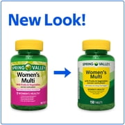 Spring Valley Women's Multi Tablets, 150 Count