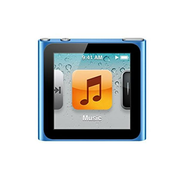 Apple iPod Nano 6th Generation 8GB Blue, Like New in Plain White 