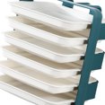 thumbnail image 3 of Food Side Dish Stacking Storage Multilayer Food Sorting Tray Kitchen Multi Function Fruit Vegetable Preparation Plate Wall Mounted, 3 of 5
