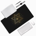 thumbnail image 2 of DouZhe Large Mouse Pad, All Seeing Eye Illuminati Non-Slip Waterproof Rubber Keyboard Office Desk Pads Mousepad, 29.5 x 15.8 inches 3mm Thick, 2 of 7