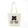 thumbnail image 6 of CafePress - Cat Man Tote Bag - Unisex Canvas Tote Bag, Beige, 1-Piece, 6 of 7