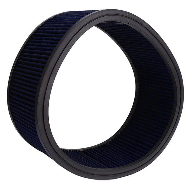 Elemento de Filtro de Aire Redondo de Alto Flujo Elemento de Filtro de Aire Lavable Redondo Elemento de Filtro de Aire de Alto Flujo Reutilizable Lavable para 14 X 5 Pulgadas ANGGREK Otros
