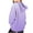 F-Purple, variant on Girls Hoodie, Hooded Oversized Sweatshirts for Teen Girls Casual Solid Color Long Sleeve Hoodies Pullover Tops with Pockets 2-13 Years