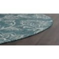thumbnail image 5 of Veranda Transitional 8' Round Aqua and Light Gray Polypropylene Outdoor Area Rug, 5 of 6