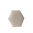 thumbnail image 2 of Luxury Velvet Textile Hexagon Creme (2pc.), 2 of 4