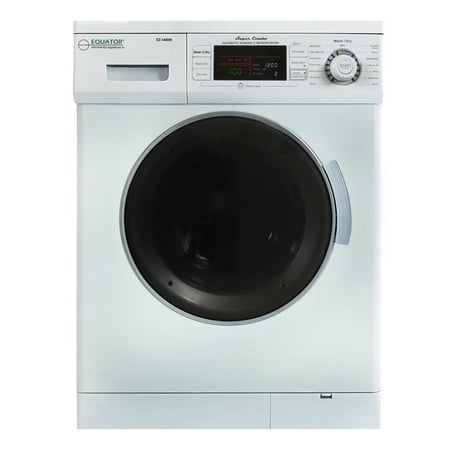 All-in-one 1200 RPM New Version Compact Convertible Combo Washer Dryer in White