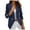 Blue, variant on Casual Blazer for Womens Coats Dressy Blazers for Women Scoop Blazer Fleece Jackets Women Casual Solid Single Button Lapel Long Sleeve Slim Suit Blazers Coat for Office Ladies Red,M