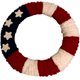 thumbnail image 2 of Corona del Día de la Independencia Patriótica | Tema de la bandera americana Pared y puerta para colgar | Decoración de guirnalda de tela navideña para interiores y exteriores | Versátil para el, 2 of 9