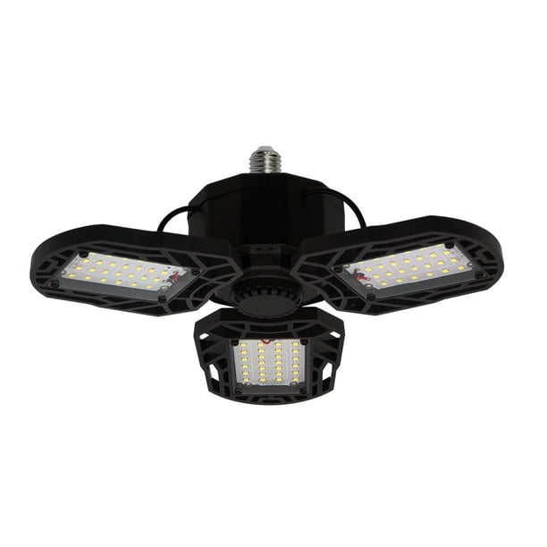Lámpara de techo LED plegable y ajustable deformable con luces de garaje E27