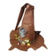 thumbnail image 1 of Sonducket Sombrero de Halloween, gorra de Cosplay, mano de obra exquisita de fieltro, traje multicolor para niños, gran decoración, disfraz de fiesta, Sombreros Marrón, 1 of 6