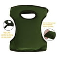 thumbnail image 4 of 2 Pack Gardening Knee Pads Soft Comfort Kneeler Knee Protective Cushions Ultra Thick Memory Foam Anti-slip Adjustable Knee Braces Kneepads for Gardener Cleaning Kneeling Scrubbing Floors Work Pruning, 4 of 7