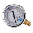 thumbnail image 4 of Pressure Gauge, 0-2 Bar/0-30 Psi, Rustproof Iron Case, Bottom Mount 1/4" Bspt, Air Pressure Gauge, High Accuracy Pressure Gauge For Air Conditioner, R, 4 of 4
