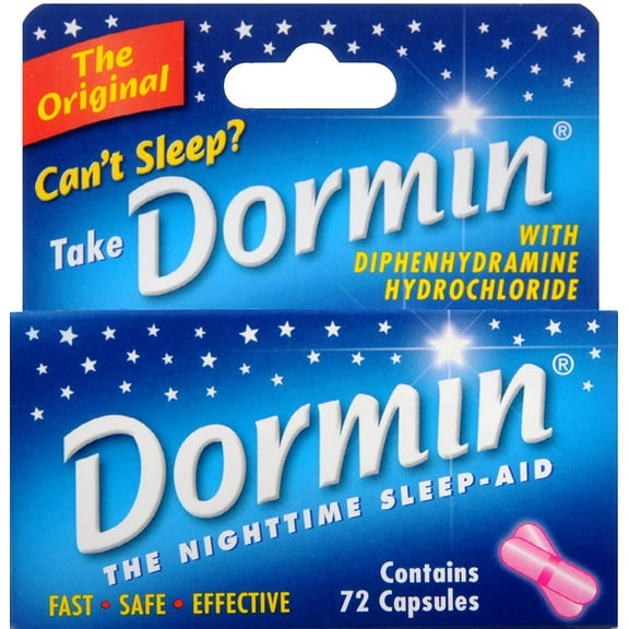 Dormin The Night Time Sleep Aid Fast Dissolving Safe Effective 72ct, 6-Pack