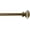 Renaissance Gold, variant on Urbanest Adjustable Single Curtain Rod Set Cassini Finials – 3/4 - Inch Diameter, With Renaissance Gold Rod, 28–48 Inches