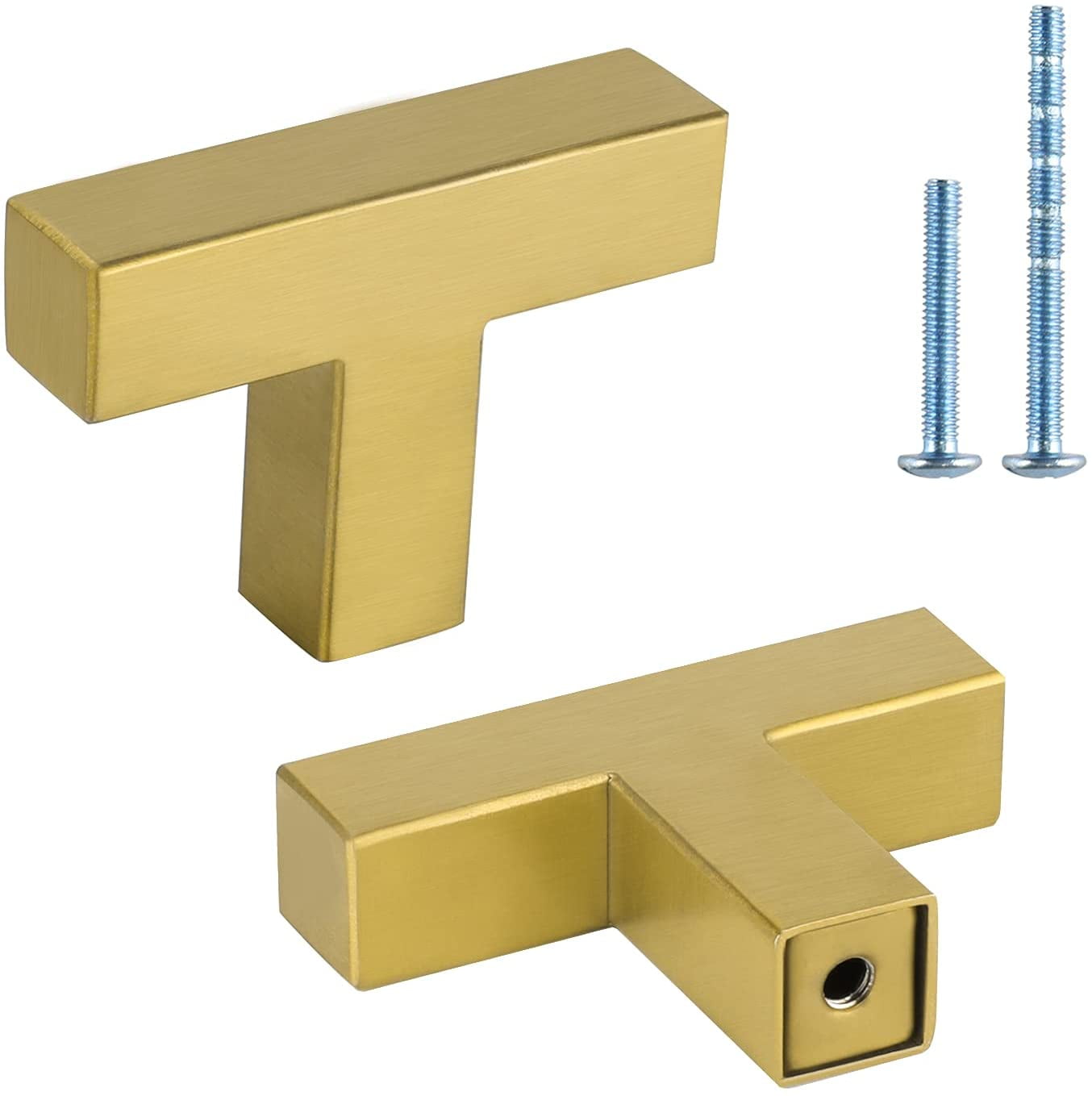 Door Hardware & Locks Solid Brass Cabinet Knobs Drawer Handle Dresser Pull Color : Golden, Size : 35mm Luxury Premium Artisan Handmade Knobs Handles Hardware，Set of 2