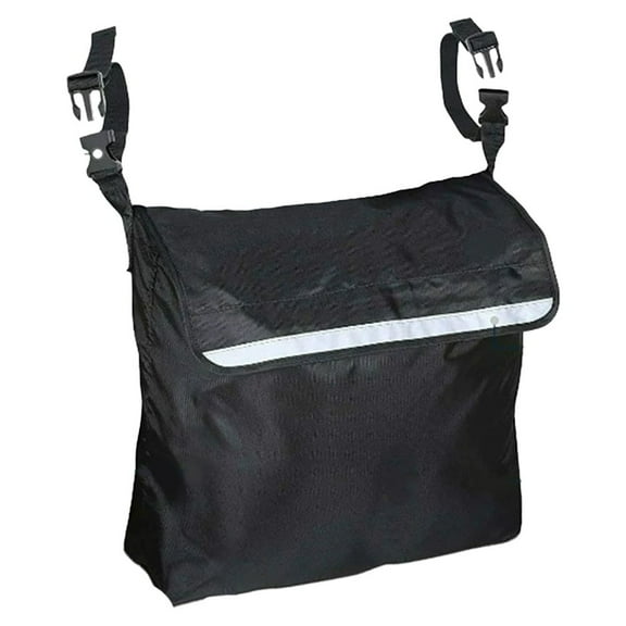 Wheelchair Side Bag Waterproof Pouch With Adjustable Fastener Straps For Wheelchairs Multifunctional Storage Bag Accessories