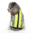 thumbnail image 4 of Pet dog clothes cute warm coat dog reflective sweater back protection traction equipment, 4 of 5