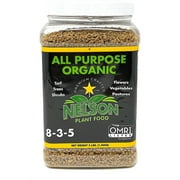 Nelson All Natural Organic Garden Container Plant Food Fertilizer 8-3-5 (3 LB)