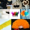 thumbnail image 6 of 400PCS Colored Feathers 4-6in, 8 Colors Ostrich Feathers for DIY Crafts Dream Catcher Art Earrings Carnival Costumes Wedding Holiday Party Decorations, 6 of 7