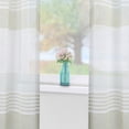 thumbnail image 6 of Danolapsi Sheer Window Curtains Horizontal Striped Curtains Balance Privacy & Light ,Grommet Top Elegant Vertical Voile Textured Window Dressings For Door Bedroom Living Room, 6 of 9