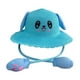 thumbnail image 2 of Sombrero de verano para niños, gorras de bebé, gorra panamá portátil para playa, sombrero de conejo para bebé azul, 2 of 9