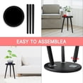 thumbnail image 6 of AWLYLNLL Plant Stand for Indoor Plants,Wood Mid Century Single Plant Table, Modern Plant Shelf for Flower Pot, 16.8" Tall Plant Holder , Small Round Side Table, End Table, 6 of 7