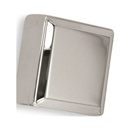 Nickel-Plated Lift Top Square Box Designer Jewelry by Sweet