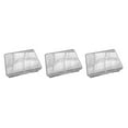 thumbnail image 2 of Justharion 60 Pcs Crochet de Rideau en Forme de S Pièces de Rechange Accessoires de Rideaux Argent 3Ensemble, 2 of 6