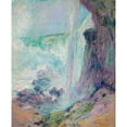 thumbnail image 2 of John Henry Twachtman 20x24 Gold Ornate Framed and Double Matted Museum Art Print Titled - Niagara Falls (ca. 1894), 2 of 4