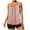 Pink, variant on Taqqpue Tankini Swimsuits for Women Two Piece Tummy Control Swimsuits Flowy Blouson Floral Swim Tank Top with Boyshorts S-2XL