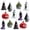 Halloween, variant on Current Acorns & Mushrooms Fall Glass Ornaments - Set of 12