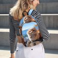 thumbnail image 7 of Balery Cute Guinea Pig Sea Vintage Canvas Backpack for Men and Women - Large Capacity, Durable Travel Laptop Bag for School, Work, Hiking, and Outdoor Activities-Small, 7 of 7
