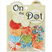 Fabric Palette On the Dot Yo-Yos 1.5" 100% Cotton 10/Pkg-Chill YoYo