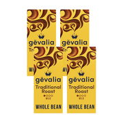 Gevalia Traditional Roast Mild Whole Bean Coffee, 12 oz (Pack of 4)