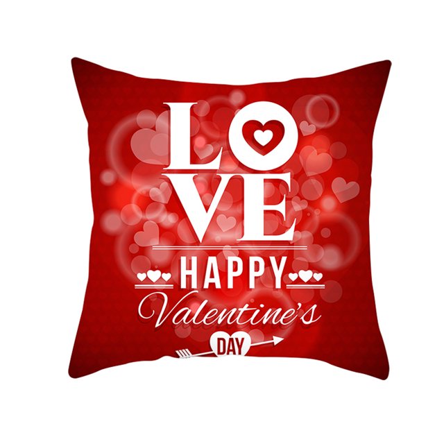Teissuly Valentine's Day Pillowcase Printing Pillowcase Peach Skin Pillowcase Teissuly WER202312024710